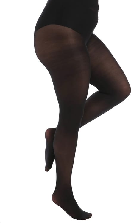 Panty grote maat 50 Denier zwart 48-50 Pamela Mann