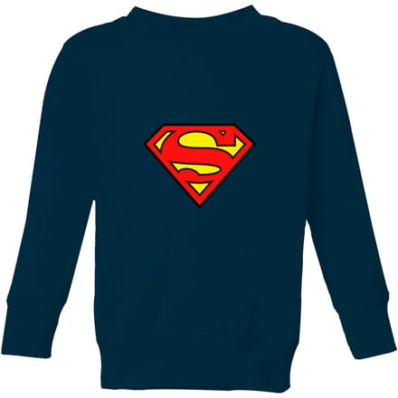 Justice League Superman Logo Kids' Sweatshirt - Navy - 146/152 (11-12 jaar)
