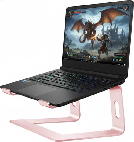 NBAP® Laptop Standaard - Laptop Stand - Verhoging -Roze