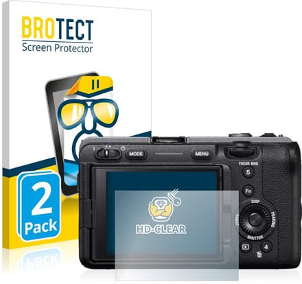 BROTECT - Screenprotector voor Sony Alpha FX30 Cinema Line - Folie Beschermfolie transparant 2 Stuks