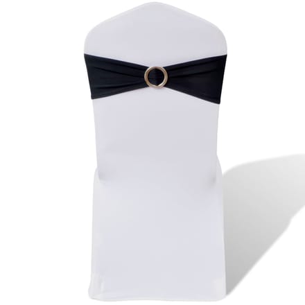 vidaXL - Decoratief - stoellint - met - een - diamant - 25 - stuks - (zwart)