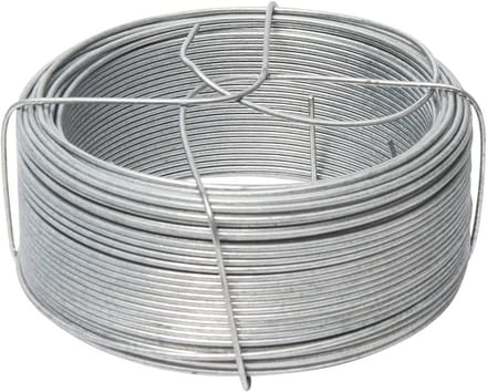 Gegalvaniseerde ijzerdraad 1,1 mm - 50 meter spoel met houder