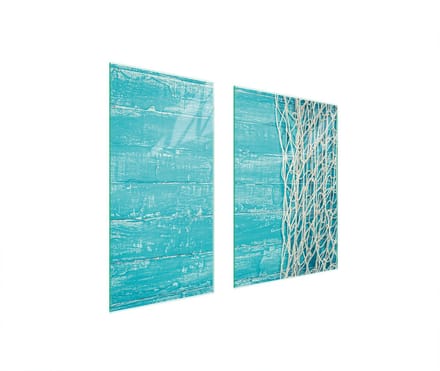 TMK ArtDeko Serie - Snijplank - Turkus - 75x52 cm - Glas