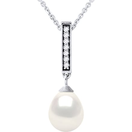 Ketting Water Pearl Rank Sweet White 5-6mm Sluiting 925