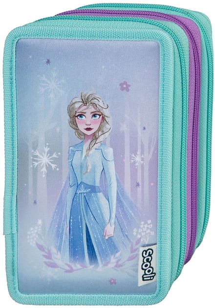 Undercover etui Disney Frozen 3-vaks gevuld schoolset multi kleuren.