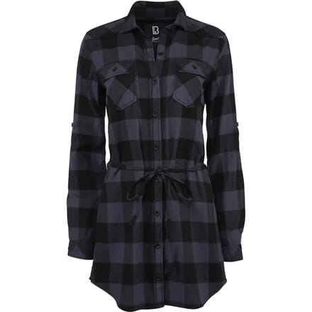 Brandit Lucy Dames Longsleeve - zwart/grijs - M