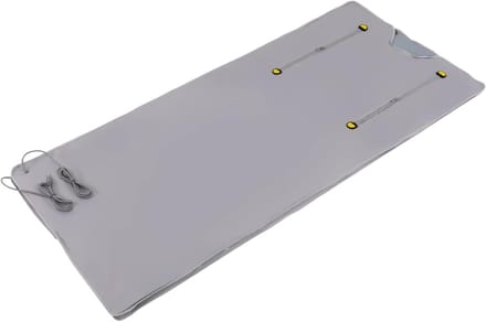 Sauna Decken - Verwarming Deken - Ontspanning Thuis - Twee Zones - 180x80 cm - Zilver
