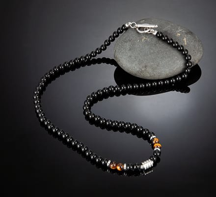 Style King - Kralen Ketting met Tijgeroog Steentjes