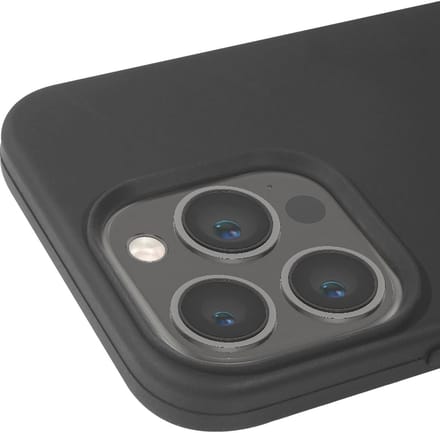 Jaym, Hoesje geschikt voor iPhone 14 Pro Max - Soft Feeling, Zwart