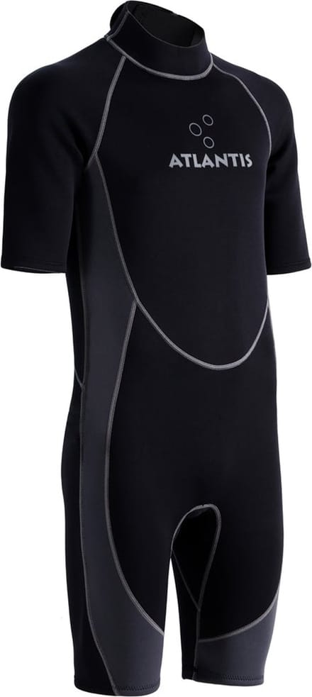Atlantis Adventure Wetsuit - Shorty - 2mm - Heren - Zwart/Grijs - XL