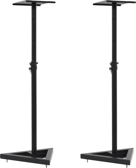 vidaXL - Monitorspeakerstandaards - 2 - st - staal - zwart