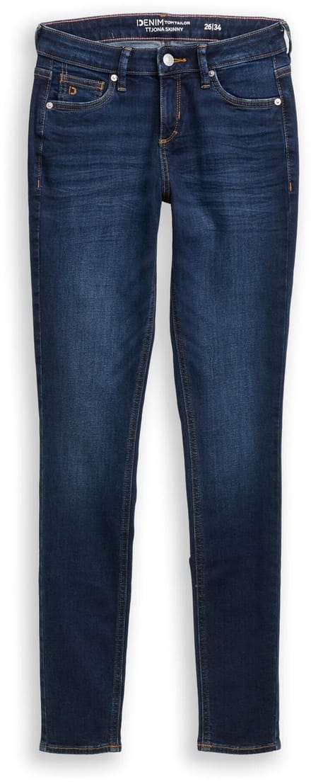 Tom Tailor Denim - TTJONA SKINNY-jeans - Maat 29/30 - Used Dark Stone Blue Denim