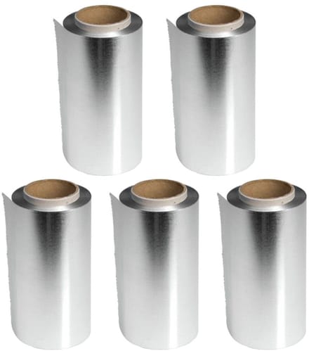 5x Sibel High-light Aluminium Folie 12cmx100m 480gr