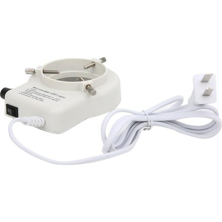 Anneau lumineux à 56 LED Caméra industrielle Lampe annulaire réglable Source de lumière pour microscopes stéréo