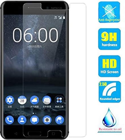 2 Stuks Screenprotector Tempered Glass Glazen Gehard Screen Protector 2.5D 9H (0.3mm) - Geschikt Voor: Nokia 5