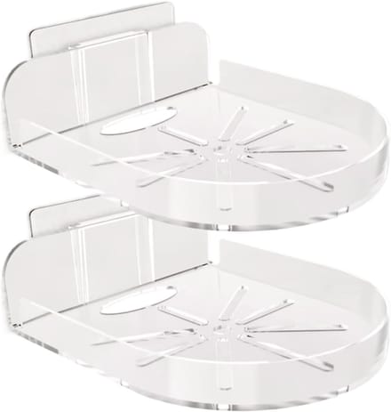 Babymonitorrek - Dubbele houder - Orde creëren - Stabiele PP structuur - 12 x 95 cm - Wit