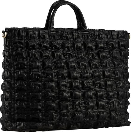 JOST schoudertas met laptopvak Senja Tote Bag Black zwart