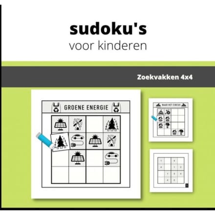 Educatieve Sudoku's Voor Kinderen - Mieke Stevens