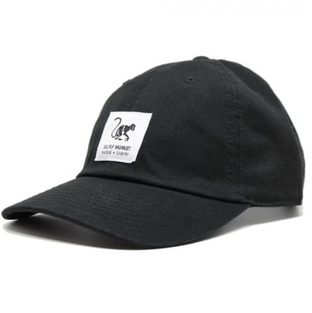 Surf Monkey - Baseballpet - Katoen - Eén maat - Zwart