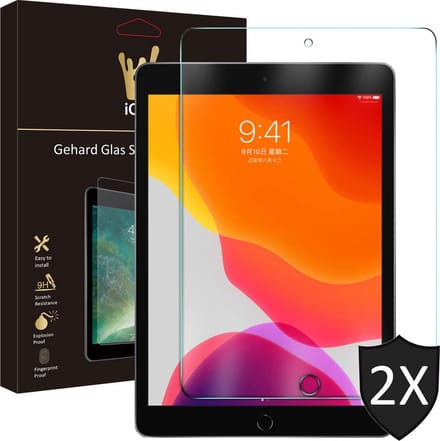 Screenprotector geschikt voor iPad 2021 / 2020 / 2019 10.2 inch - Screen Protector Glas - 2 Stuks
