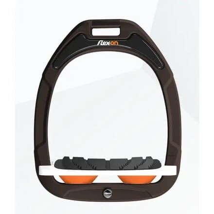 Ingelijste Grip Bruin/Wit/Oranje Flex-On Green Composite