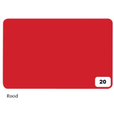 Fotokarton Folia 2-zijdig 50x70cm 300gr nr20 rood