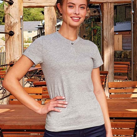 Premier Dames/dames Comis Marl Duurzaam T-shirt (Grijs)