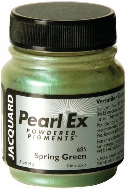 Jacquard pigment speelgoed Pearl Ex 14 gr Lentegroen creatief.