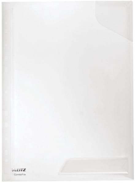 LEITZ CombiFile showmappen A4 transparant met perforatie