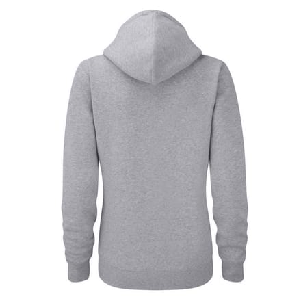 Russell Dames/Dames Authentic Hoodie (Licht Oxford Grijs)