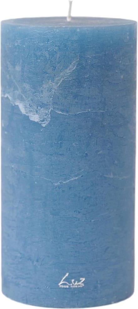 Rasteli Luz Your Senses Kaars-Stompkaars Blauw D 10cm H 20cm