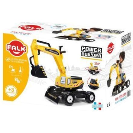 Falk Power Builder graafmachine op wielen