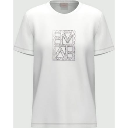 t-shirt met witte vrouw print