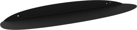 Steelful EGGX Wandplank - Zwart / 36cm