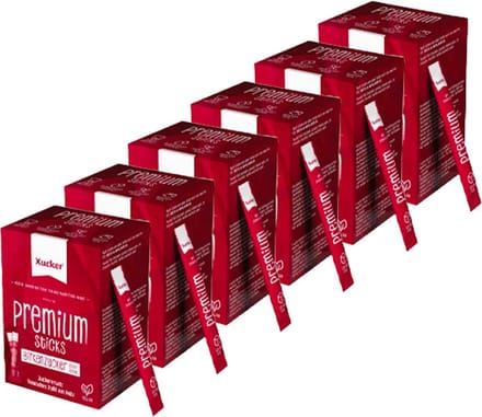 Xucker | Xylitol Premium Sticks | Birch Sugar | 6 stuks | 6 x 50 sticks x 4 gram