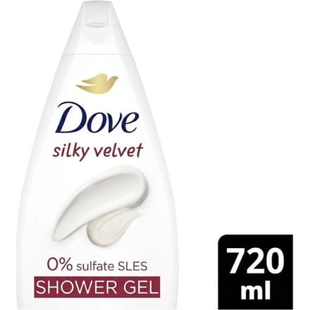 Dove douchecrème silky velvet - 720 ml