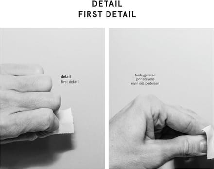 Detail - First Detail (CD)