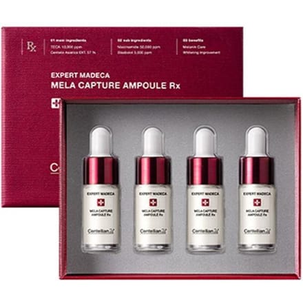Centellian24 Expert Madeca Mela Capture Ampoule RX 4P Set (28 ml Totaal) gray