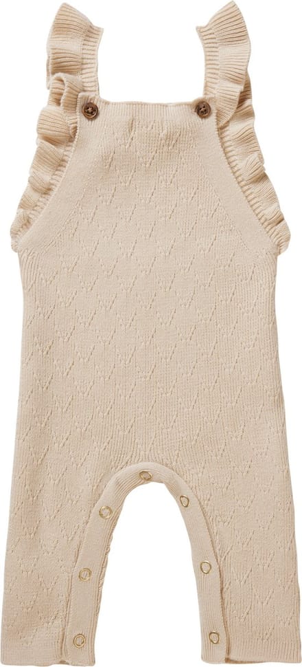 Noppies Girls Dungaree Chantilly Meisjes Boxpak - Whitecap Gray - Maat 68