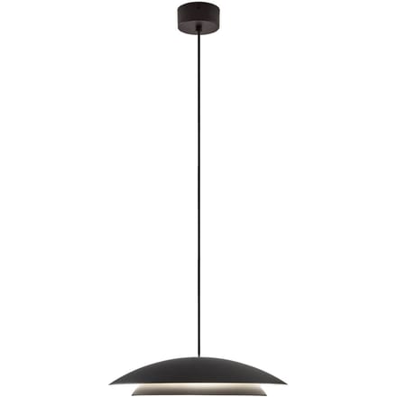 LEDS-C4 LED hanglamp Noway Small, zwart, CCT, centraal