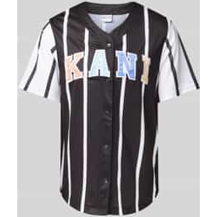 T-shirt met doorknoopsluiting