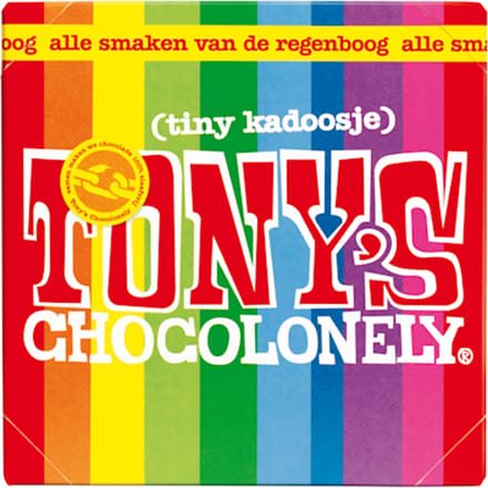Tony's Chocolonely - Chocoladecadeau - Tiny Tony's - Verjaardag - 22 Mini Uitdeel Chocolaatjes - Belgische Fairtrade Chocola