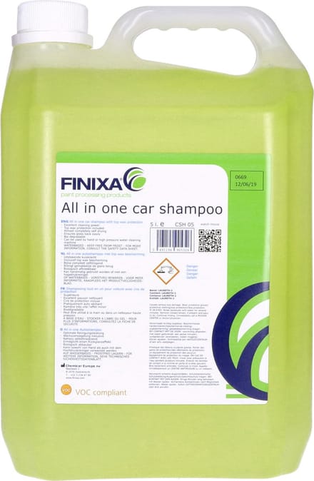 FINIXA All-in-One Autoshampoo met wax 5 liter
