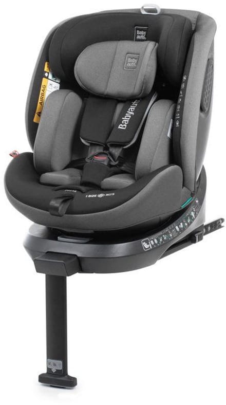 Siege auto - BABYAUTO - CORE - Groupe 0/1/2/3 - 40/150 cm - I-Size - Isofix - Pivotant - Inclinable - Réducteur - Anthracite