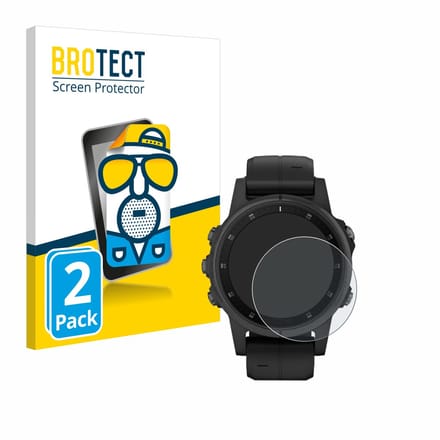BROTECT - Screenprotector voor Garmin Fenix 5S Plus (42 mm) - Folie Beschermfolie matte 2 Stuks