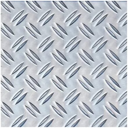 Alberts Structuurplaat - Aluminium - Natuur - Ruwpleister-reliëf - 120x1000x1,5mm