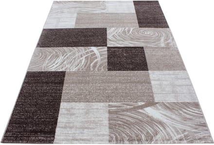 Modern laagpolig vloerkleed Parma - bruin 9220 - 160x230 cm