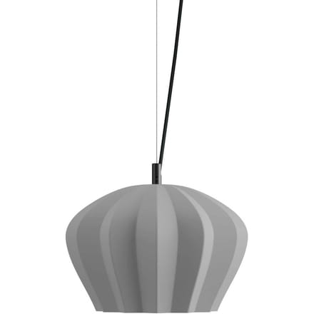 Karman hanglamp Sahara, grijs, Ø 35 cm, keramiek, E27