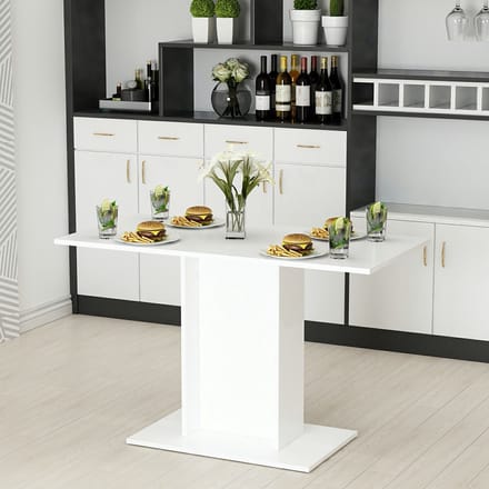 Eettafel Galten 75x120x60 cm wit