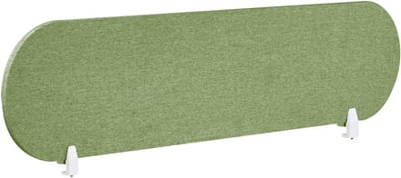 BELIANI SPARKY - Bureauscheidingswand - Groen - 160 x 40 cm - Polyester